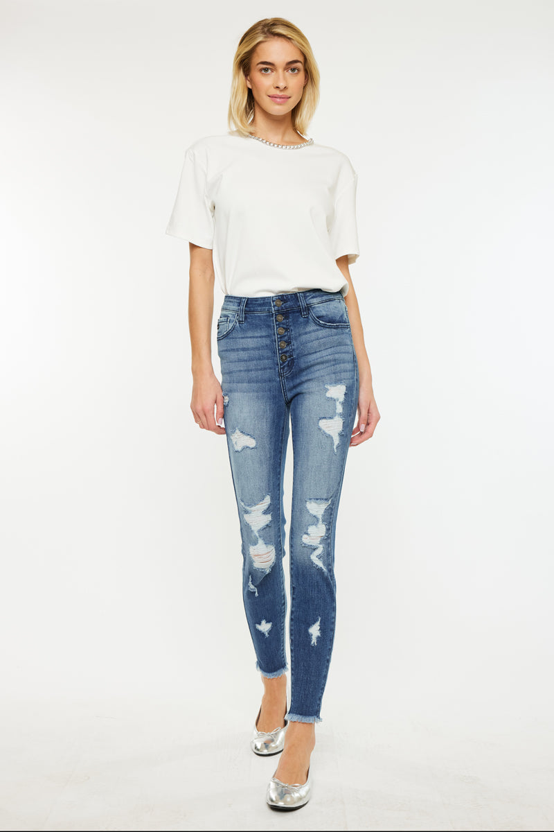 Lola High Rise Super Skinny Jeans - Official Kancan USA