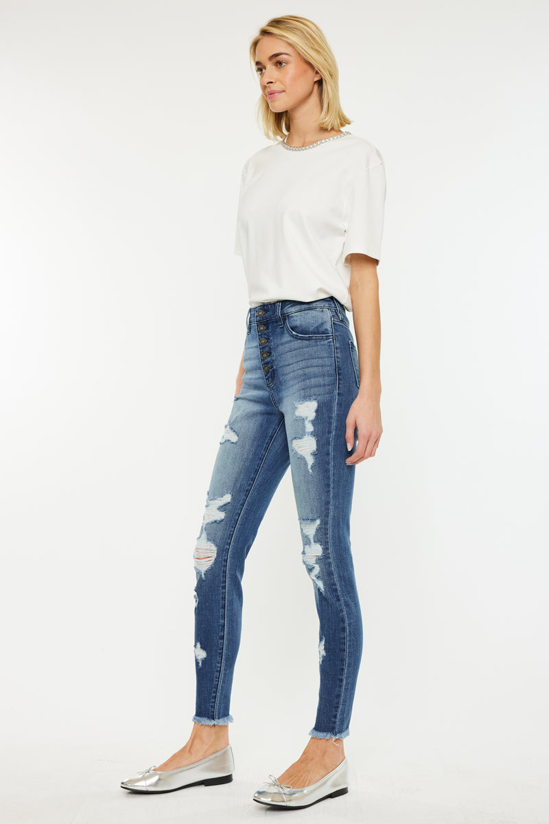 Lola High Rise Super Skinny Jeans - Official Kancan USA