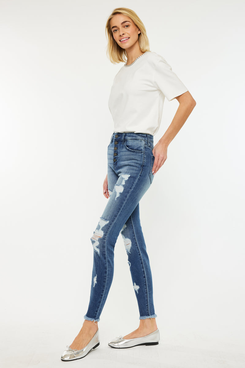 Lola High Rise Super Skinny Jeans - Official Kancan USA