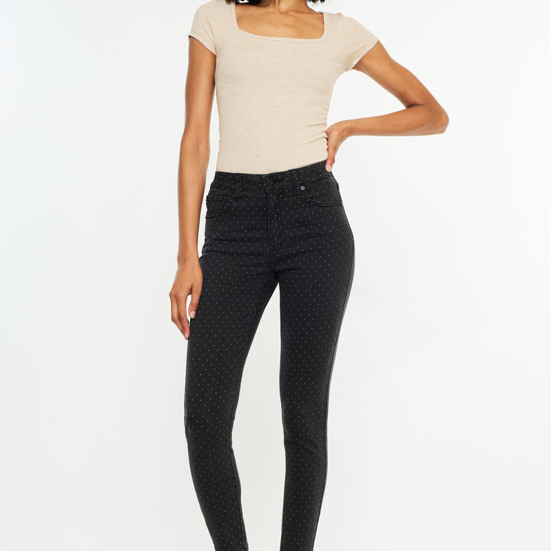 Avrielle High Rise Ankle Skinny Jeans - Official Kancan USA
