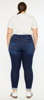 Berenice Mid Rise Ankle Skinny Jeans (Plus Size) - Official Kancan USA