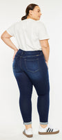 Berenice Mid Rise Ankle Skinny Jeans (Plus Size) - Official Kancan USA
