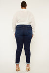 Berenice Mid Rise Ankle Skinny Jeans (Plus Size) - Official Kancan USA