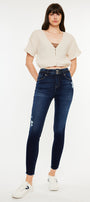 Danica High Rise Ankle Skinny Jeans - Official Kancan USA