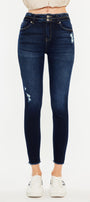 Danica High Rise Ankle Skinny Jeans - Official Kancan USA
