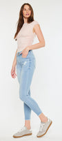 Danica High Rise Ankle Skinny Jeans - Official Kancan USA