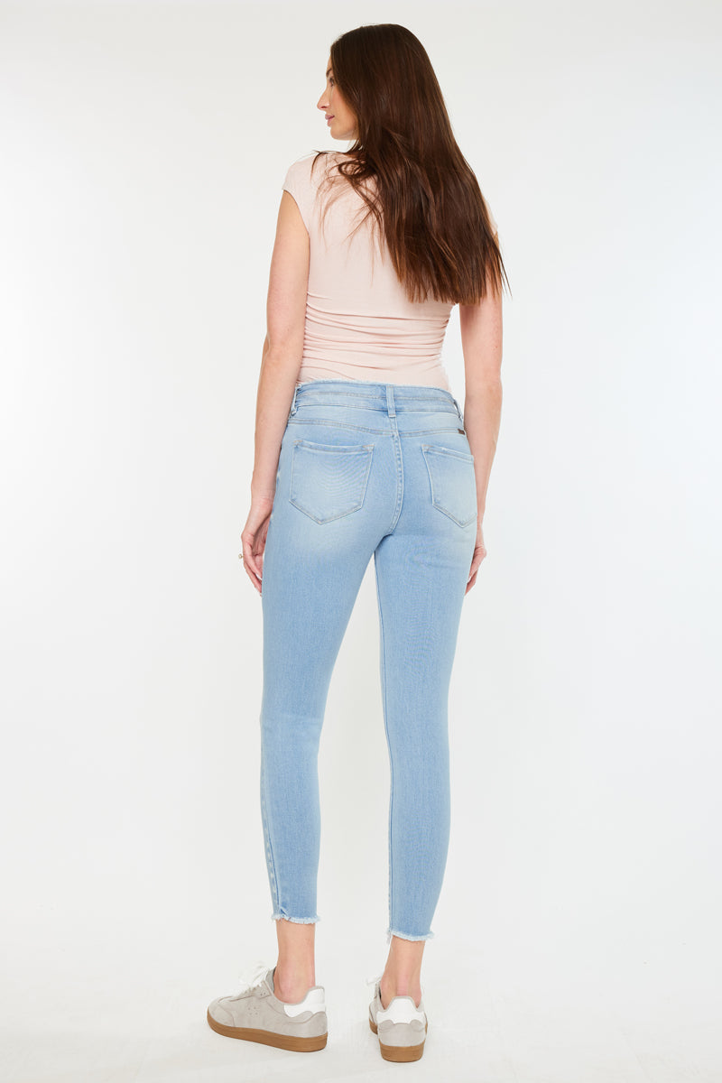 Danica High Rise Ankle Skinny Jeans - Official Kancan USA