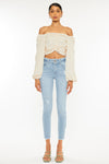 Danica High Rise Ankle Skinny Jeans - Official Kancan USA