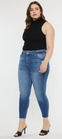 Valencia High Rise Ankle Skinny Jeans (Plus) - Official Kancan USA