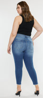 Valencia High Rise Ankle Skinny Jeans (Plus) - Official Kancan USA