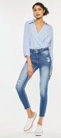 Danica High Rise Ankle Skinny Jeans - Official Kancan USA