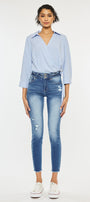 Danica High Rise Ankle Skinny Jeans - Official Kancan USA