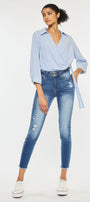 Danica High Rise Ankle Skinny Jeans - Official Kancan USA