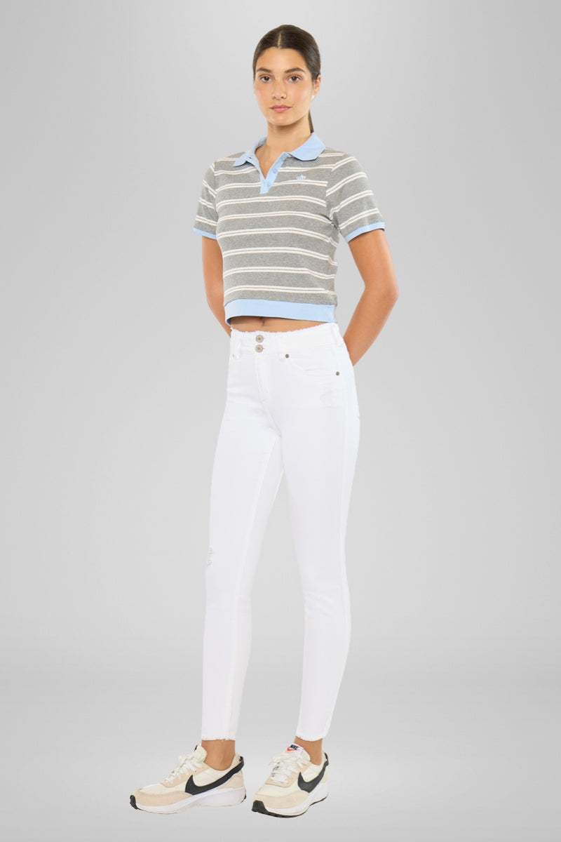 Danica High Rise Ankle Skinny Jeans