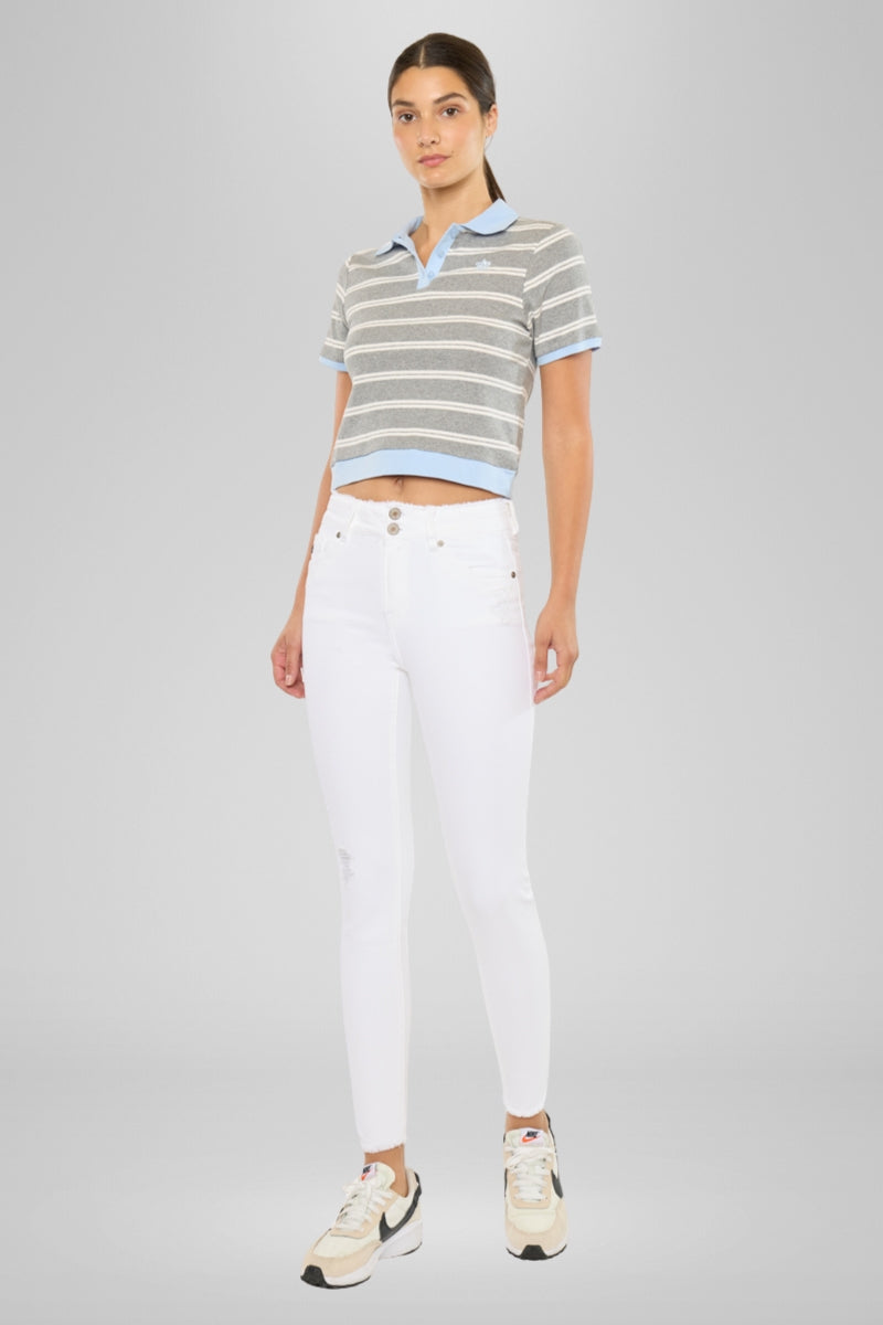 Danica High Rise Ankle Skinny Jeans