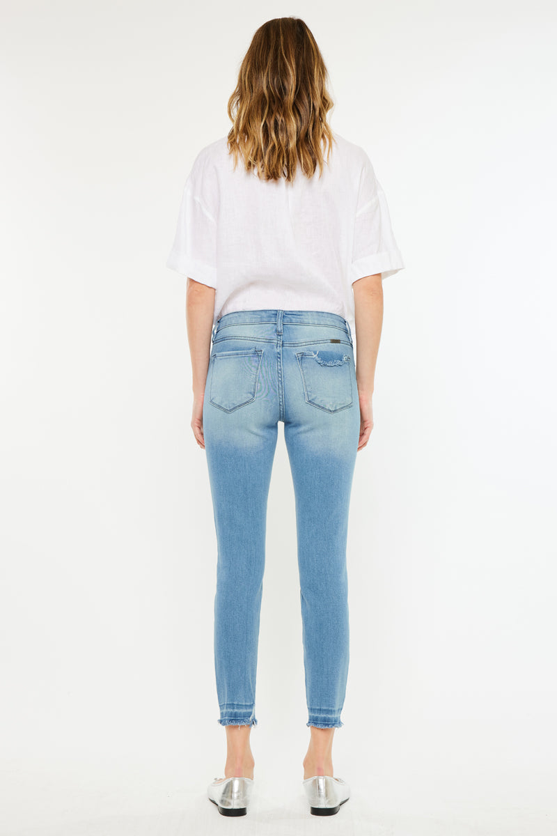Electra Mid Rise Ankle Skinny Jeans - Official Kancan USA