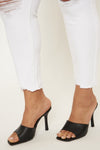 Lux Mid Rise Ankle Skinny Jeans (Plus Size) - Official Kancan USA