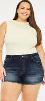 Ellie High Rise Shorts (Plus Size) - Official Kancan USA