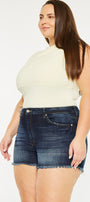 Ellie High Rise Shorts (Plus Size) - Official Kancan USA