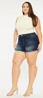 Ellie High Rise Shorts (Plus Size) - Official Kancan USA