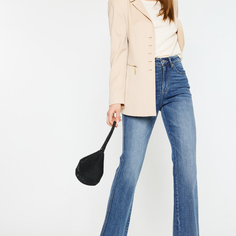 Luke High Rise Flare Jeans - Official Kancan USA