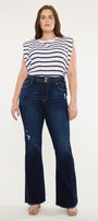 Gill High Rise Flare Jeans (Plus Size)