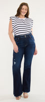Gill High Rise Flare Jeans (Plus Size) - Official Kancan USA