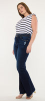 Gill High Rise Flare Jeans (Plus Size) - Official Kancan USA