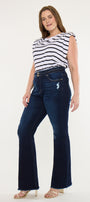 Gill High Rise Flare Jeans (Plus Size) - Official Kancan USA