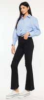 Crystal High Rise Bootcut Jeans (Petite) - Official Kancan USA