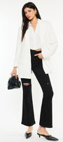 Mars High Rise Flare Jeans (Petite) - Official Kancan USA