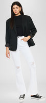Crystal High Rise Bootcut Jeans (Petite) - Official Kancan USA