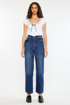 Kaas Ultra High Rise Belted Paperbag Straight Leg Jeans - Official Kancan USA
