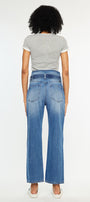 Kaas Ultra High Rise Belted Paperbag Straight Leg Jeans - Official Kancan USA