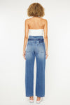 Kaas Ultra High Rise Belted Paperbag Straight Leg Jeans - Official Kancan USA