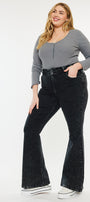 Soraya Ultra High Rise Flare Jeans (Plus Size) - Official Kancan USA