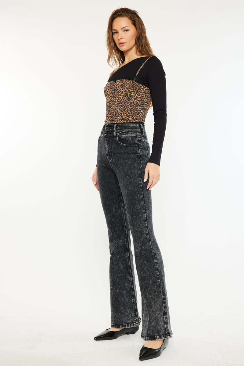 Amirah Ultra High Rise Flare Jeans - Official Kancan USA