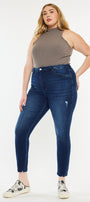 Karol High Rise Ankle Skinny Jeans ( Plus Size) - Official Kancan USA