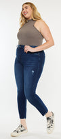 Karol High Rise Ankle Skinny Jeans ( Plus Size) - Official Kancan USA