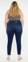 Karol High Rise Ankle Skinny Jeans ( Plus Size) - Official Kancan USA