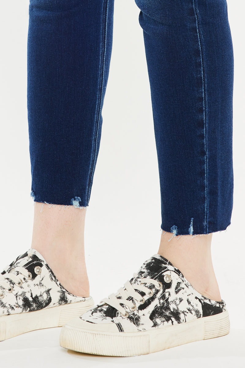 Karol High Rise Ankle Skinny Jeans ( Plus Size) - Official Kancan USA