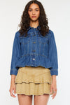 Marilou Peplum Denim Jacket - Official Kancan USA