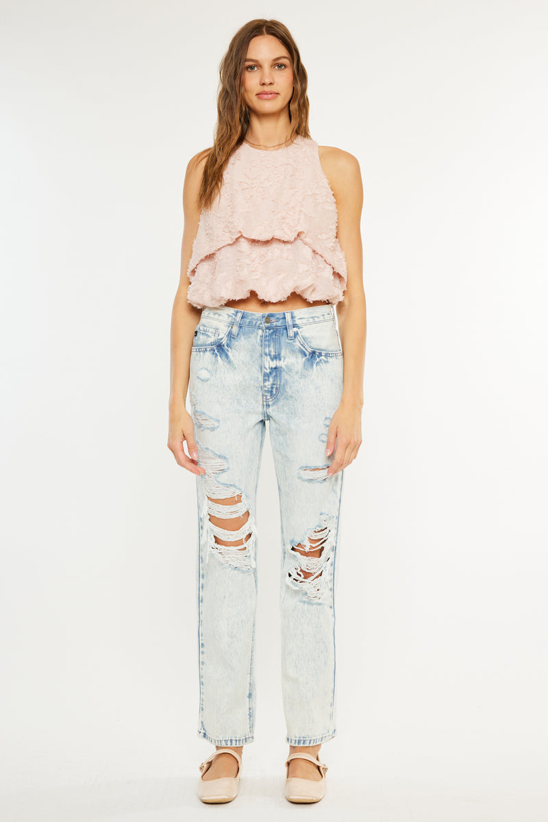 Dixon Ultra High Rise 90's Boyfriend Jeans - Official Kancan USA