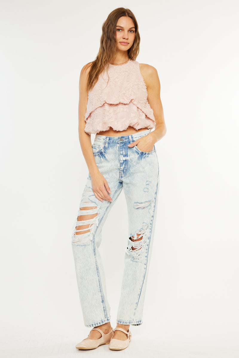 Dixon Ultra High Rise 90's Boyfriend Jeans - Official Kancan USA