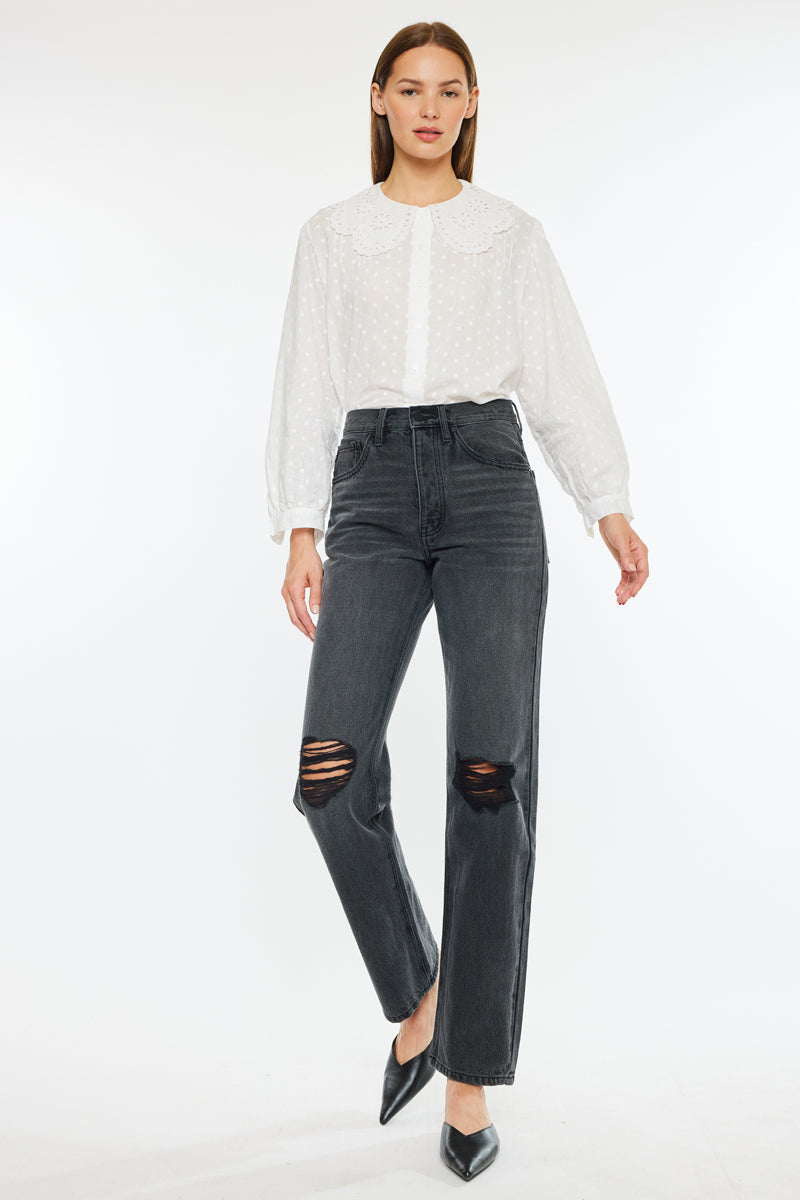 Dixon Ultra High Rise 90's Boyfriend Jeans - Official Kancan USA