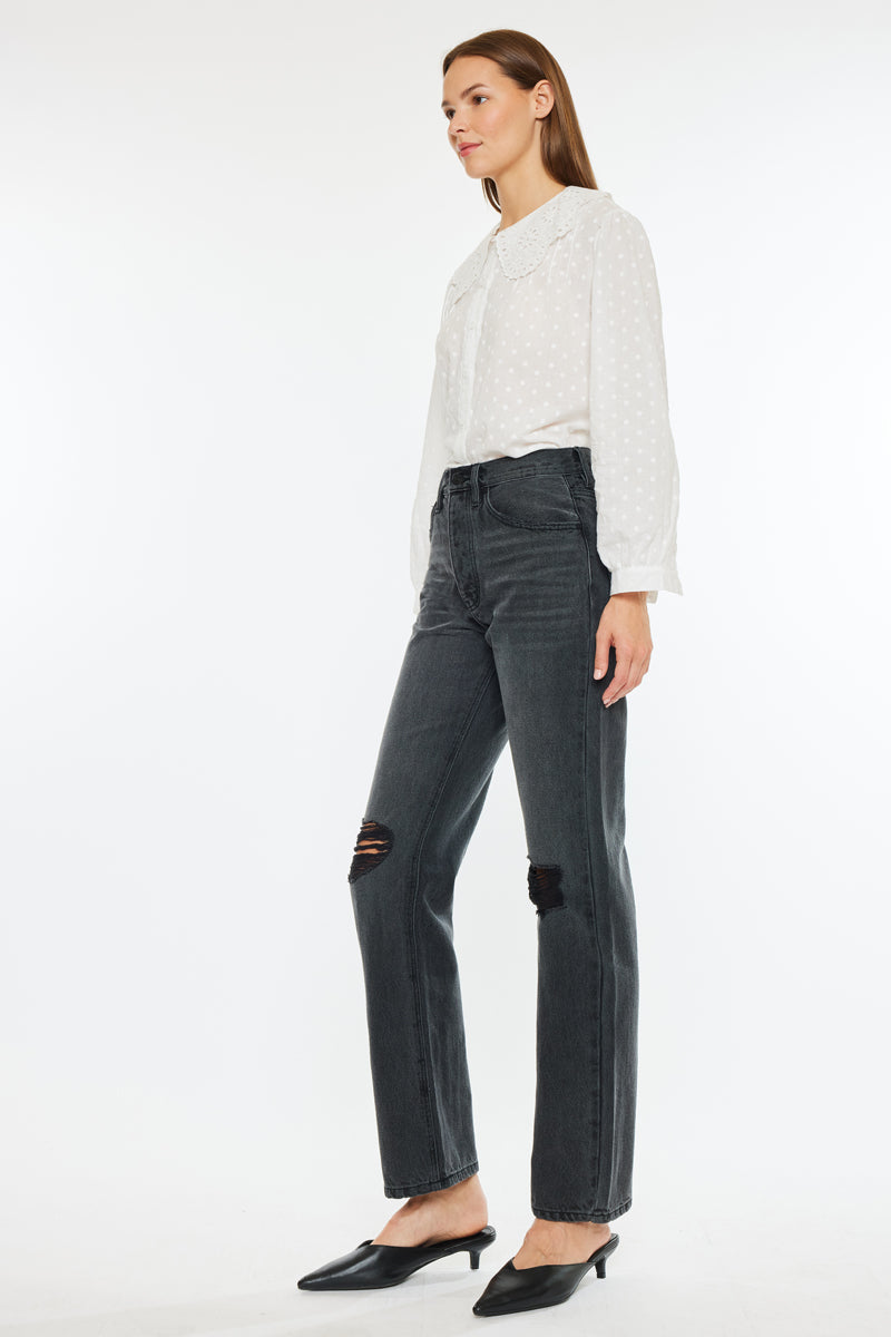 Dixon Ultra High Rise 90's Boyfriend Jeans - Official Kancan USA