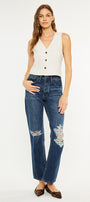 Dixon Ultra High Rise 90's Boyfriend Jeans - Official Kancan USA
