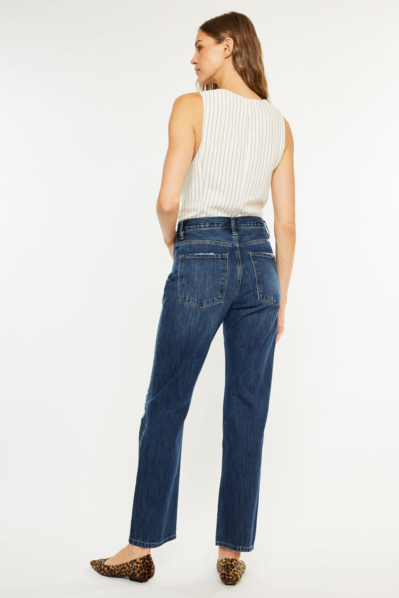 Dixon Ultra High Rise 90's Boyfriend Jeans - Official Kancan USA