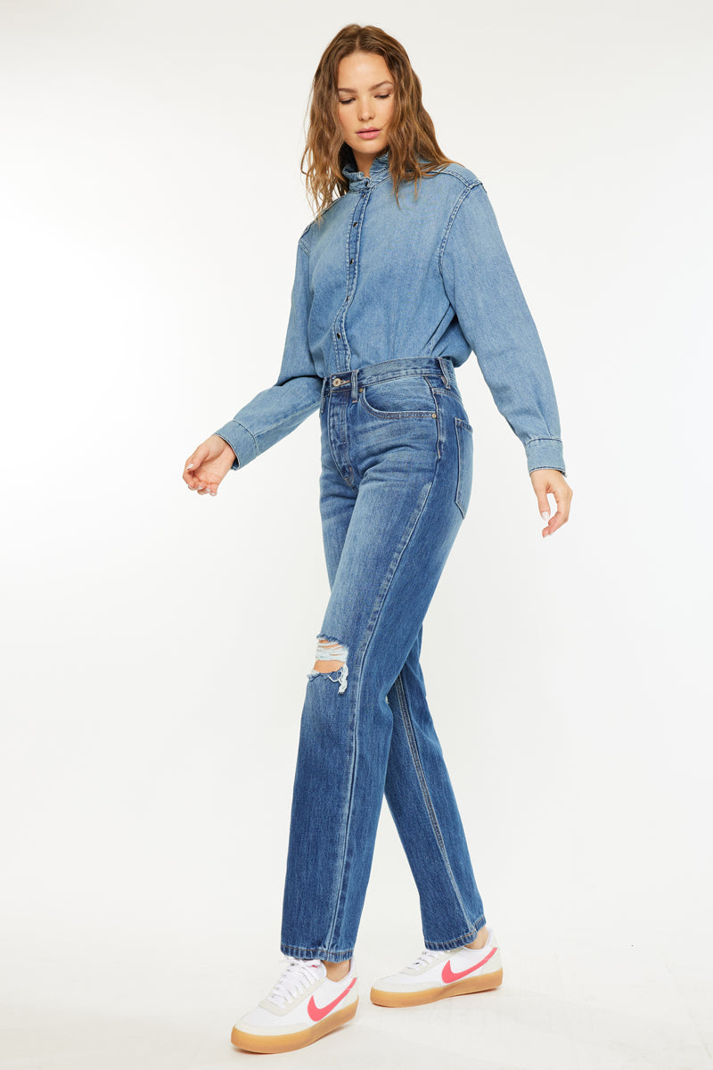 Dixon Ultra High Rise 90's Boyfriend Jeans - Official Kancan USA