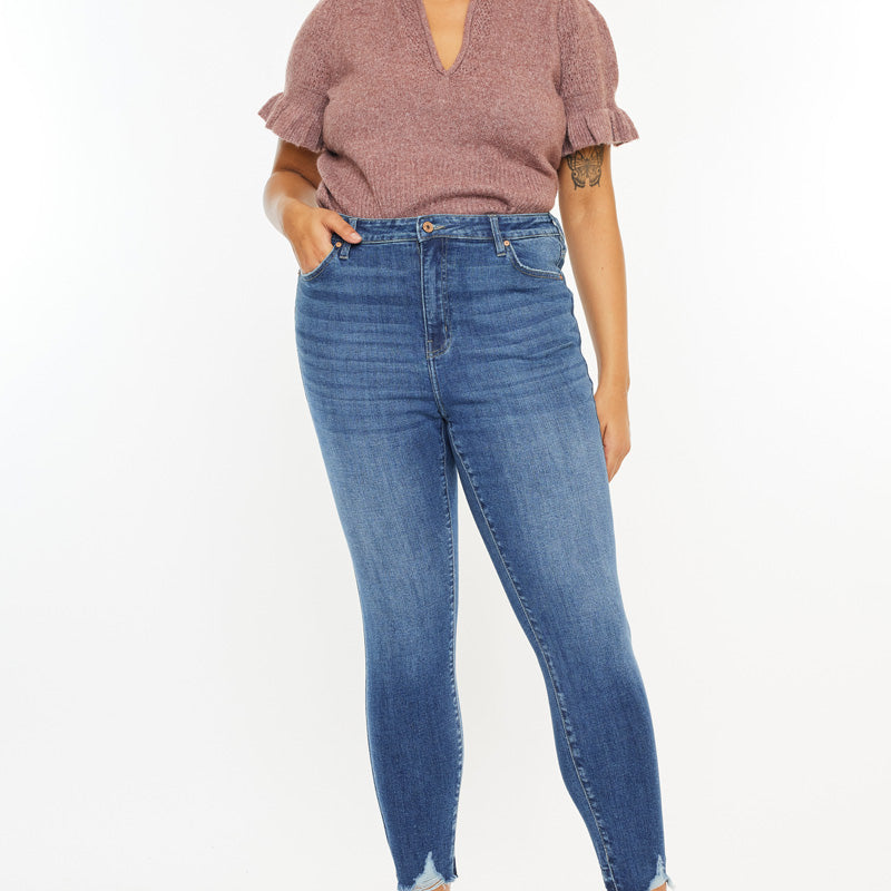 Arcana High Rise Ankle Skinny (Plus Size) - Official Kancan USA